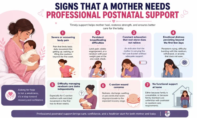 Signs That a Mother Needs Professional Postnatal Support